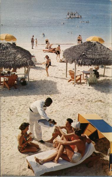 Paradise Beach Nassau Bahamas Caribbean Islands