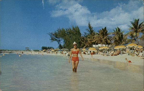 Paradise Beach Nassau Bahamas Caribbean Islands