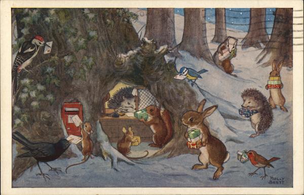 Woodland Post Office Molly Brett Dressed Animals