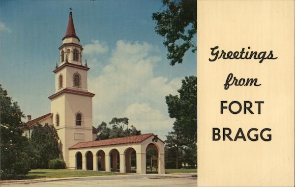 Greetings from Fort Bragg North Carolina