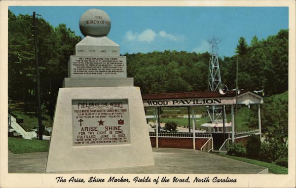 The Airse Shine Marker Fields of The Wodd, North Caroline Murphy North Carolina
