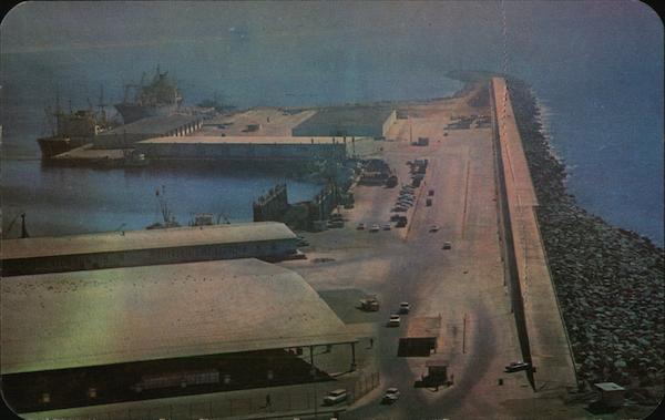 View to the Dike Ensensada Mexico