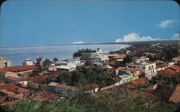 View over Town Puerto Vallarta Mexico