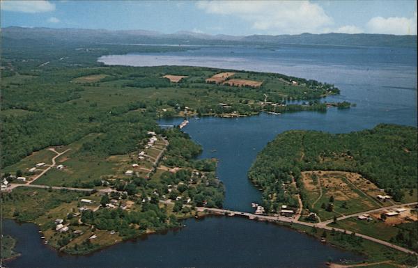 Great Sacandaga Lake Aerial View Mayfield New York