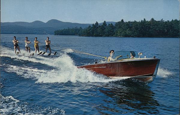 Water Skiing on Lake George Bolton Landing New York