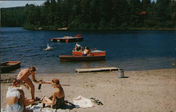 Paradox Lake in the Adirondacks of New York Canoes & Rowboats
