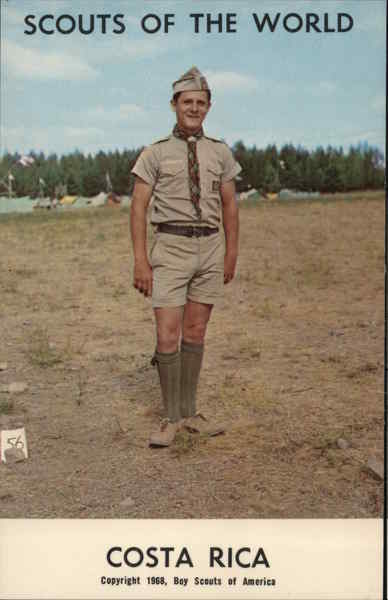 1968 Scouts of the World: Costa Rica Central America