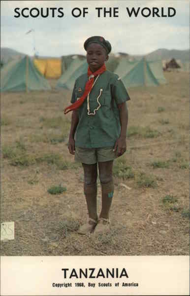 1968 Scouts of the World: Tanzania Africa