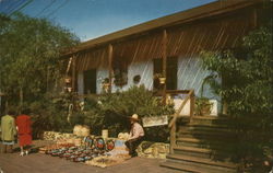 The Avila Adobe, Olvera Street Los Angeles, CA Postcard Postcard Postcard