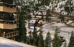 A Panoramic View from Papoos Peak Squaw Valley, CA Postcard Postcard Postcard