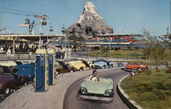 Autopia Anaheim, CA Disney Postcard Postcard Postcard