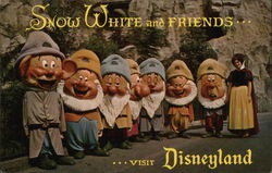 Snow White and the Seven Dwarfs Anaheim, CA Disney Postcard Postcard Postcard