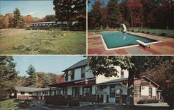 Pleasant View Lodge Motel North Windham, CT Postcard Postcard Postcard