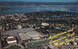 Beautiful Auditorium and Convention Hall Miami Beach, FL Postcard Postcard Postcard