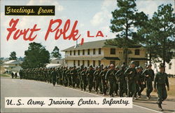 Greetings From Fort Polk Postcard
