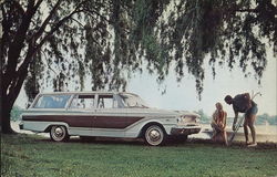 1963 Ford Fairlane Squire Wagon Cars Postcard Postcard 