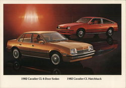 1982 Chevrolet Cavalier Cars Postcard Postcard Postcard