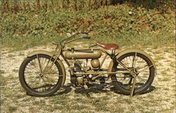 1919 Cleveland Motorcycle Postcard