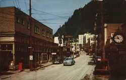 Franklin Street Juneau, AK Postcard Postcard Postcard