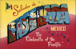 Greetings from Ensenada Mexico Postcard Postcard Postcard