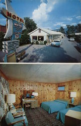 Lake Motel Lake George, NY Postcard Postcard Postcard