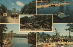 Hidden Valley Ranch Lake Luzerne, NY Postcard Postcard Postcard