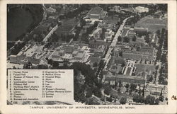 Campus, University of Minnesota Minneapolis, MN Postcard Postcard Postcard