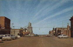 Main Street Baker, MT Postcard Postcard Postcard