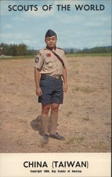 1968 Scouts of the World: Taiwan China Postcard Postcard Postcard