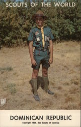 1968 Scouts of the World: Dominican Republic Postcard