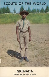 1968 Scouts of the World: Grenada Postcard