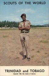 1968 Scouts of the World: Trinidad and Tobago Caribbean Islands Postcard Postcard Postcard