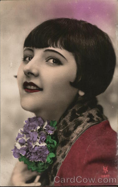 Pretty Woman with Short Hair Women