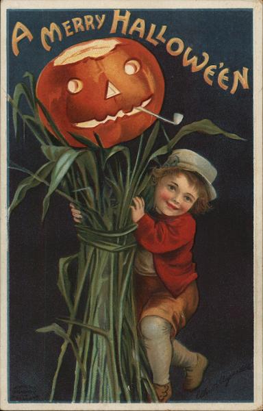 A Merry Halloween Ellen Clapsaddle