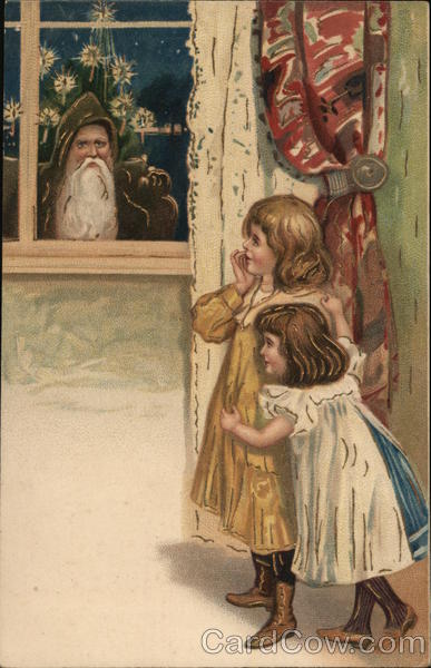Peeking Inside Santa Claus