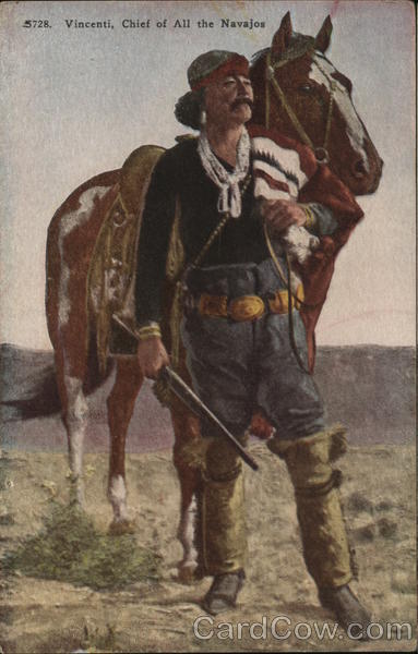 Vincenti, Chief of All the Navajos Native Americana