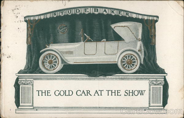 Studebaker - The Gold Car at the Show Cars