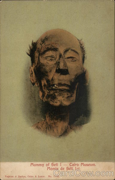 Mummy of Set I - Cairo Museum Egypt Africa