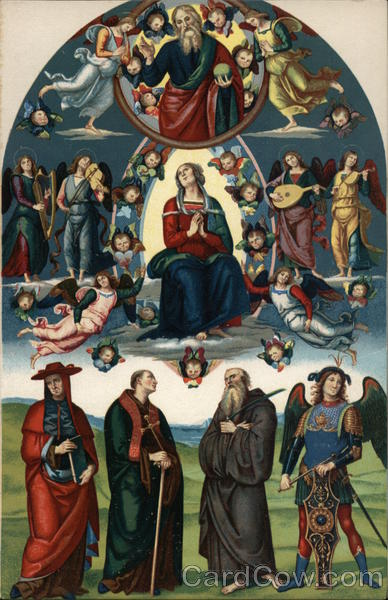 Assunzione Delia Vergine Mural Religious