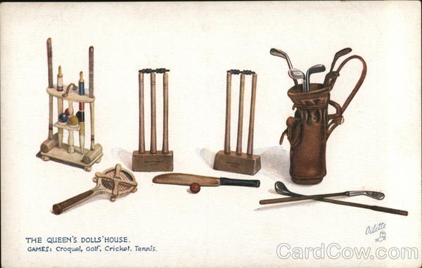 Doll-Sized Sports Equipment Golf