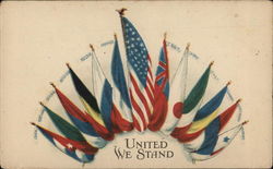 United We Stand World War I Postcard Postcard Postcard