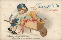 Thanksgiving Joys Children Postcard Postcard Postcard