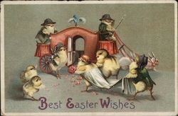 Best Easter Wishes With Chicks Postcard Postcard 