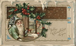 A Jolly Christmas to you Postcard