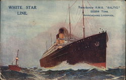 Twin Screw RMS "Baltic" Postcard