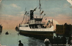 SS Sioux, Puget Sound Postcard
