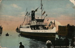 S. S. Sioux, Puget Sound Boats, Ships Postcard Postcard Postcard