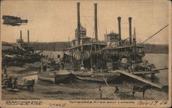 Steamer "Liberty", Steamer "City of Mobile", Steamer "Ouachita" Postcard