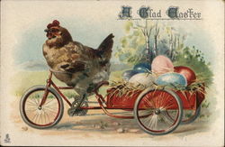 A Glad Easter Postcard