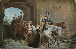 Sweethearts and Wives Greeting Knights by S.L. Waller Postcard